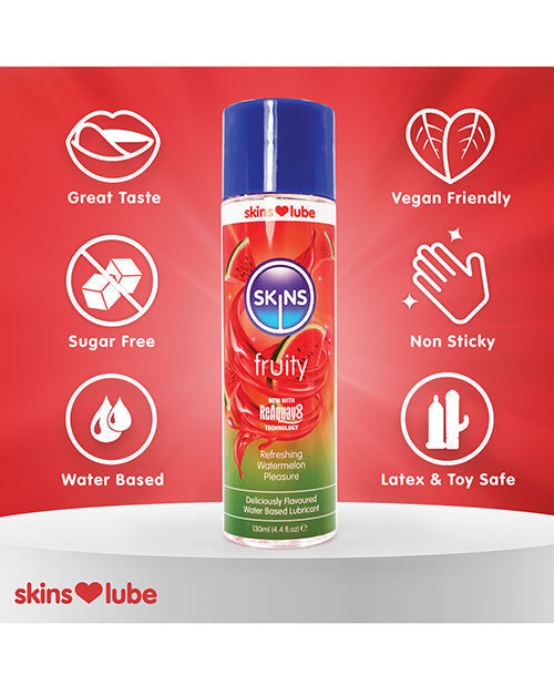 Skins Water Based Lubricant - 4.4 oz Watermelon