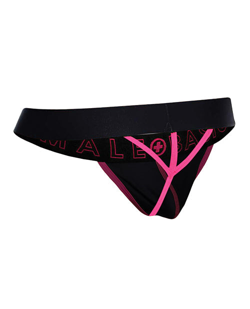 Male Basics Neon Thong Coral MD