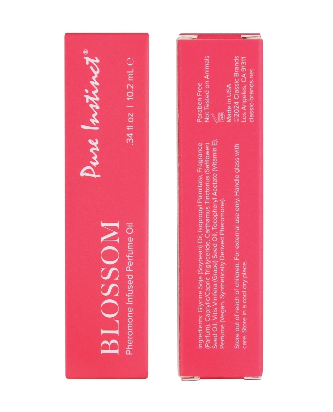 Pure Instinct Pheromone Perfume Oil Roll On Blossom - 10.2 ml