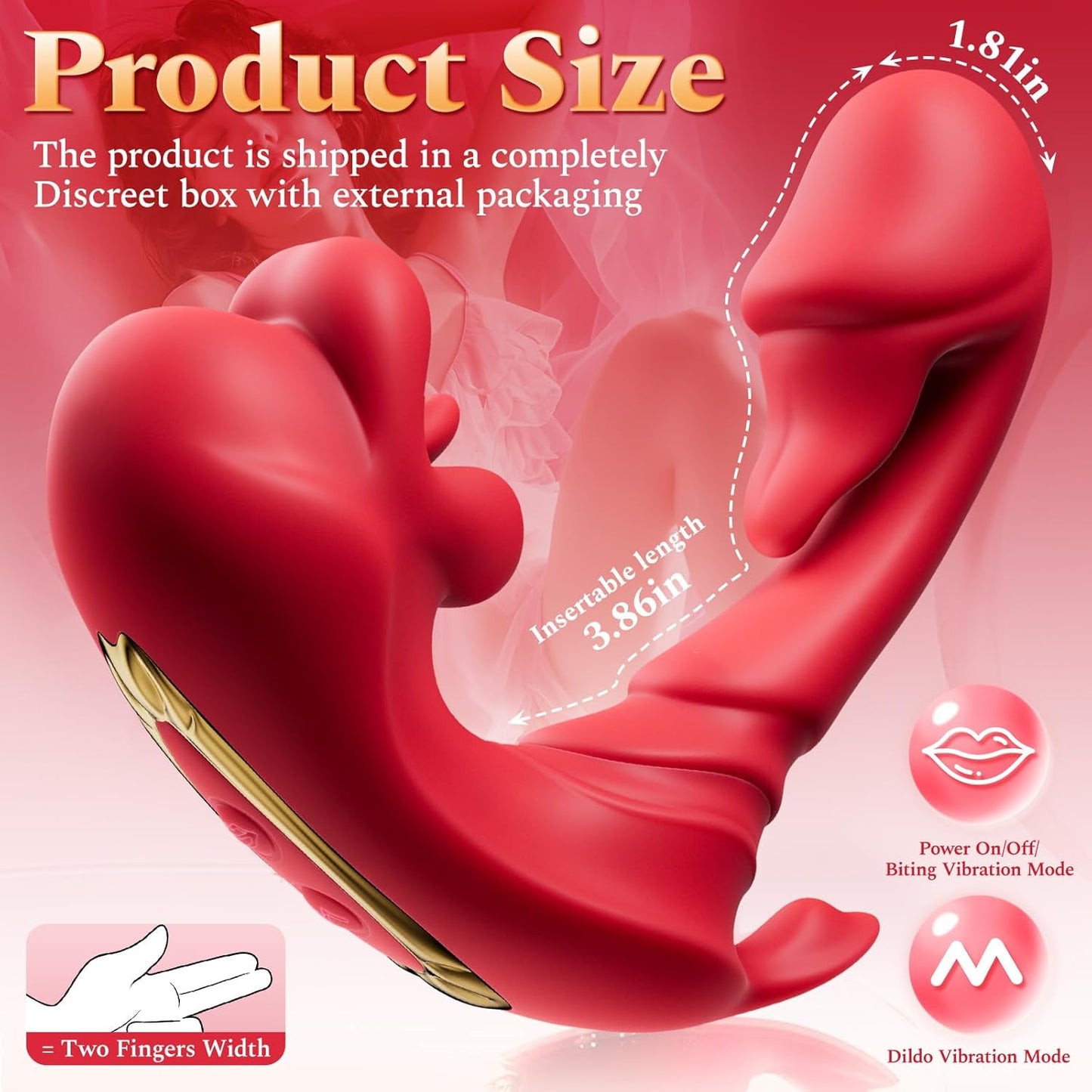 RoseBite 4-in-1 App Licking Vibrator