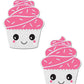 Pastease Premium Cupcake Glittery Frosting Nipple Pastie - White O/S
