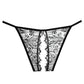 Adore Lace Enchanted Belle Panty Black O/S