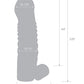 Blue Line C & B 5.25" Vibrating Penis Enhancing Sleeve Extension - Smoke