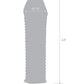 Blue Line C & B 6.5" Textured Penis Enhancing Sleeve Extension - Clear