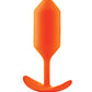 B-Vibe Weighted Snug Plug 3 - 180 g Orange