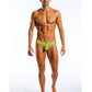 Cocksox Mesh Enhancing Pouch Thong Citrus Green MD
