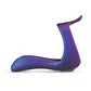 Hueman Solar Cock Ring w/Vibrating Perineum - Purple