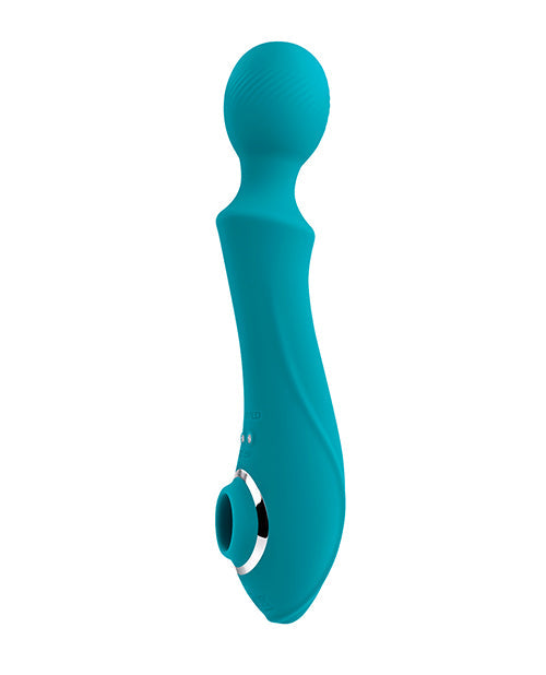 Evolved Sucker Clit Vibrator | Wanderful Wand Vibrator | Best Vibrator for Women | Teal Clit Sucking Vibrator