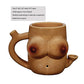 Fashioncraft Novelty Mug - Boobs Brown
