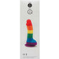 Pride Dildo w/Balls - Rainbow