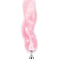 Foxy Tail Light Up Faux Fur Butt Plug - Pink