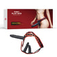 Kinky Play Box Triple Thrill Strap-On Harness Kit - Black/Red