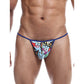 Male Basics Sinful Hipster Wow T Thong G-String Yellow Print XL