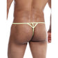 Male Basics Sinful Hipster Music T Thong G-String Blue Print XL