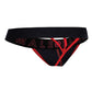Male Basics Neon Thong Red MD