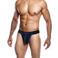 Male Basics Neon Thong Royal XL