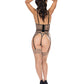 Purrfect Basque & Thong Animal/Black L/XL