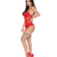 Ooh La Lace Bustier & Panty Red  L/XL