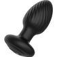 Nexus Tornado Rotating & Vibrating Large Butt Plug w/Remote - Black