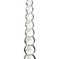 Icicles No 2 Realistic Dildo | Hand Blown Glass Dildo Massager | Clear Rippled Large Dildo