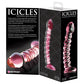 Icicles No 28 Big Dildo | Hand Blown Glass Dildo | Clear Realistic Dildo | Ridged Large Dildo