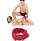 Fetish Fantasy Series Japanese Silk Rope - Red