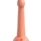 Dillio Large Dildo | Platinum 6" Big Dildo | Secret Explorer Silicone Dildo | Peach Suction Cup Dildo
