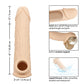 Performance Maxx Life-Like 8" Penis Extension - Ivory
