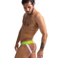 Sport Fucker Jersey Jock - XL Green/White