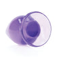 Shots RealRock Crystal Clear 4.5" Anal Plug - Purple