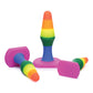 Frisky Rainbow Silicone Anal Trainer Set