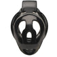 Master Series Hard Stop Double Ring Chastity Cage - Black