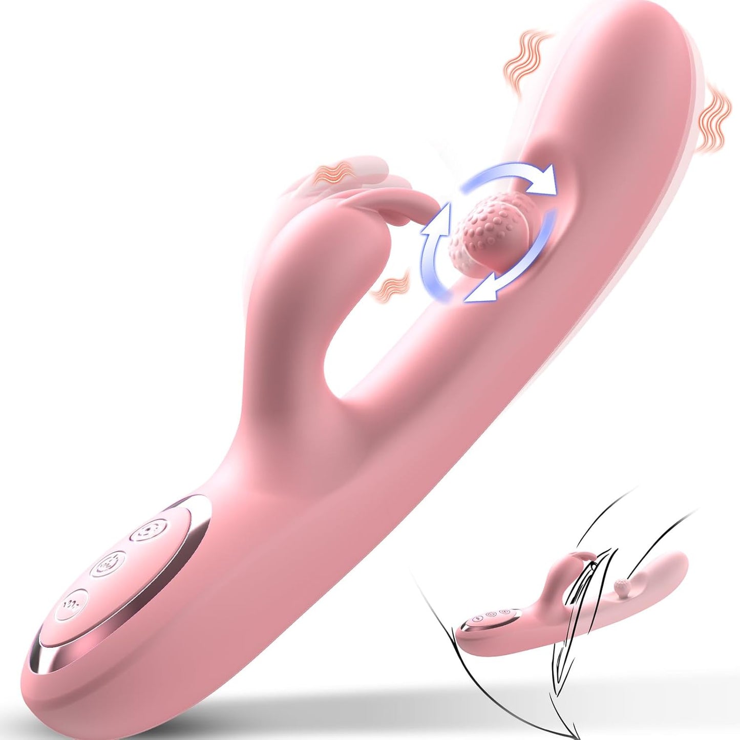 CloudSpiral 3-in-1 Rabbit Vibrator