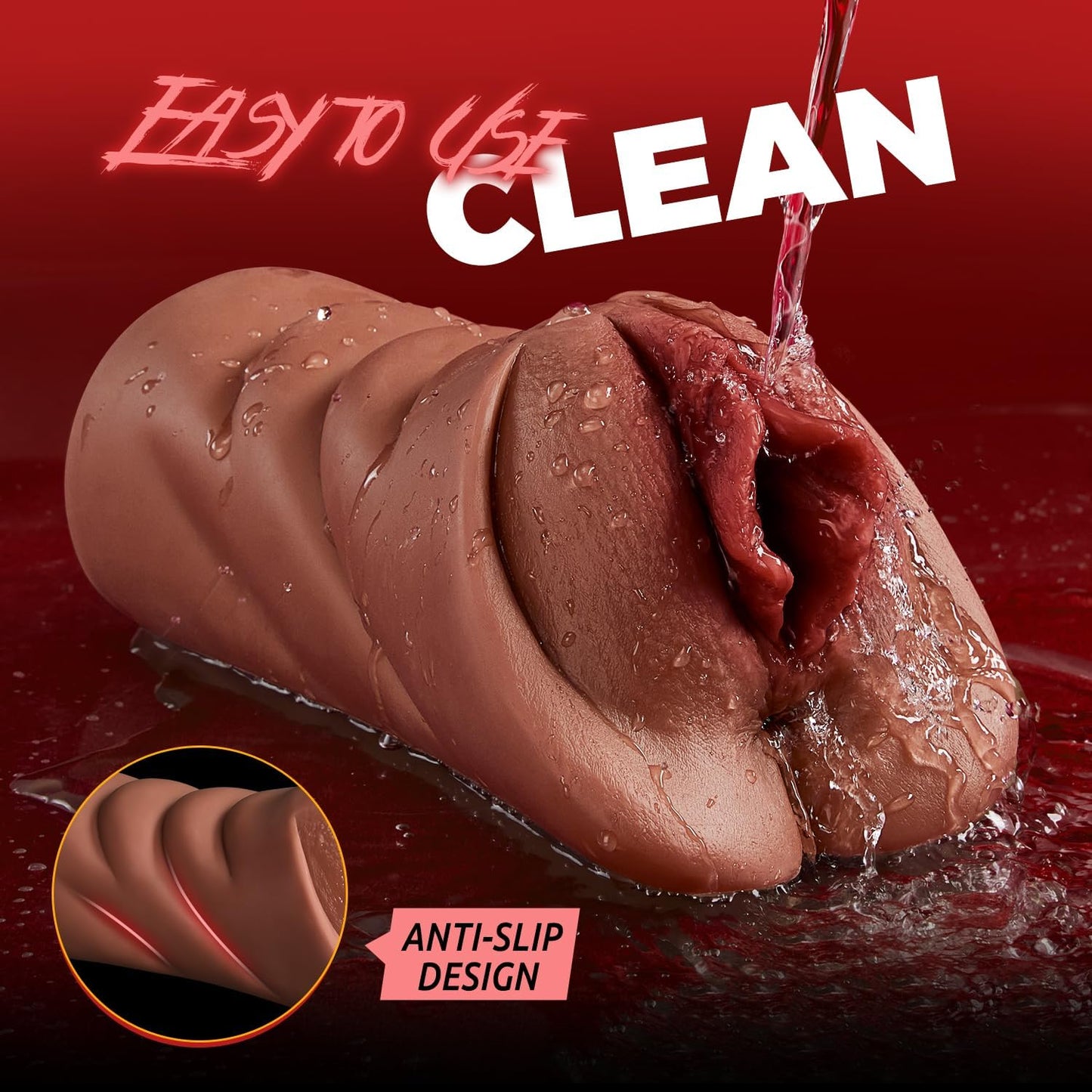 DoubleDelight Dual Hole Realistic Pocket Pussy