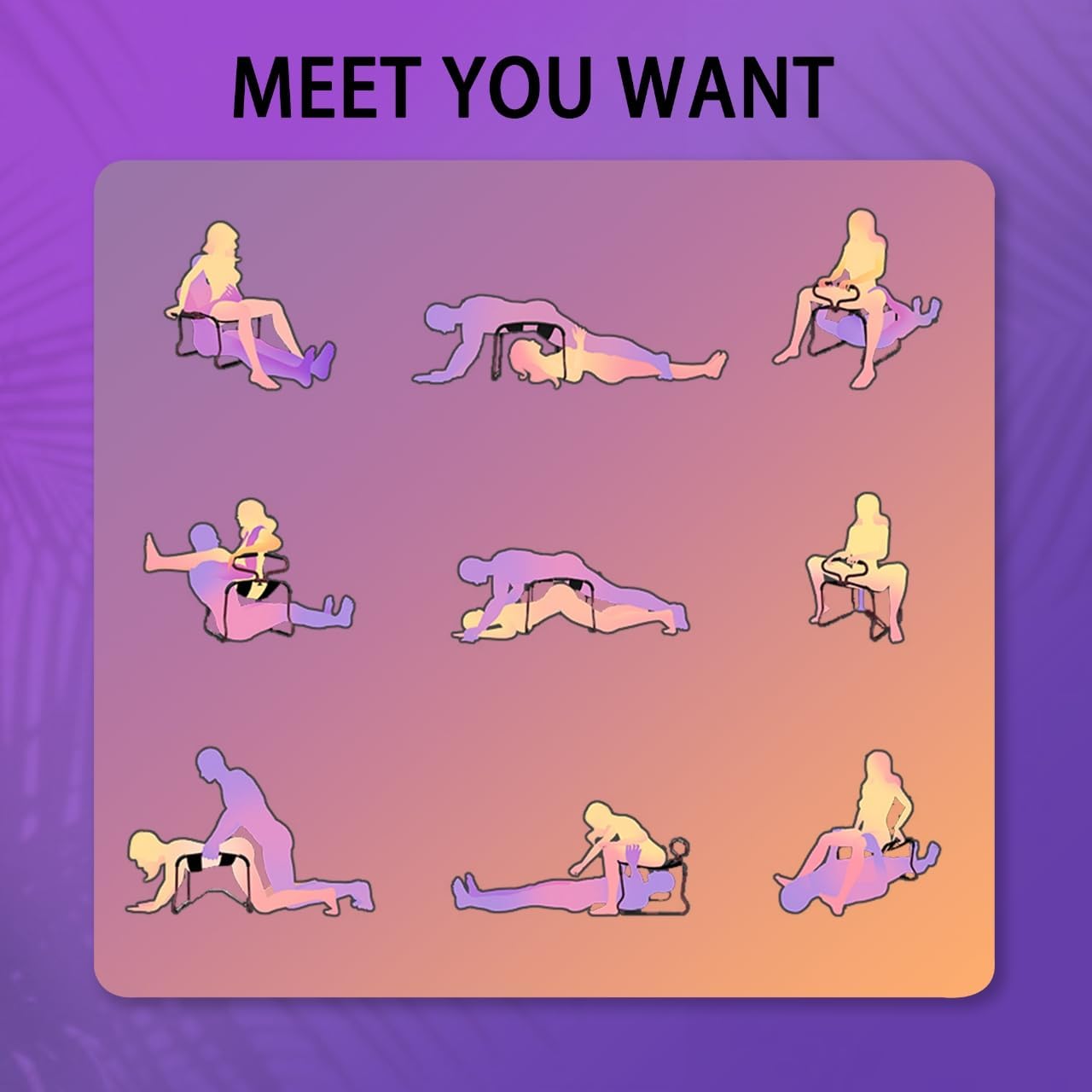 FlexBounce Adjustable Sex Chair for Couples