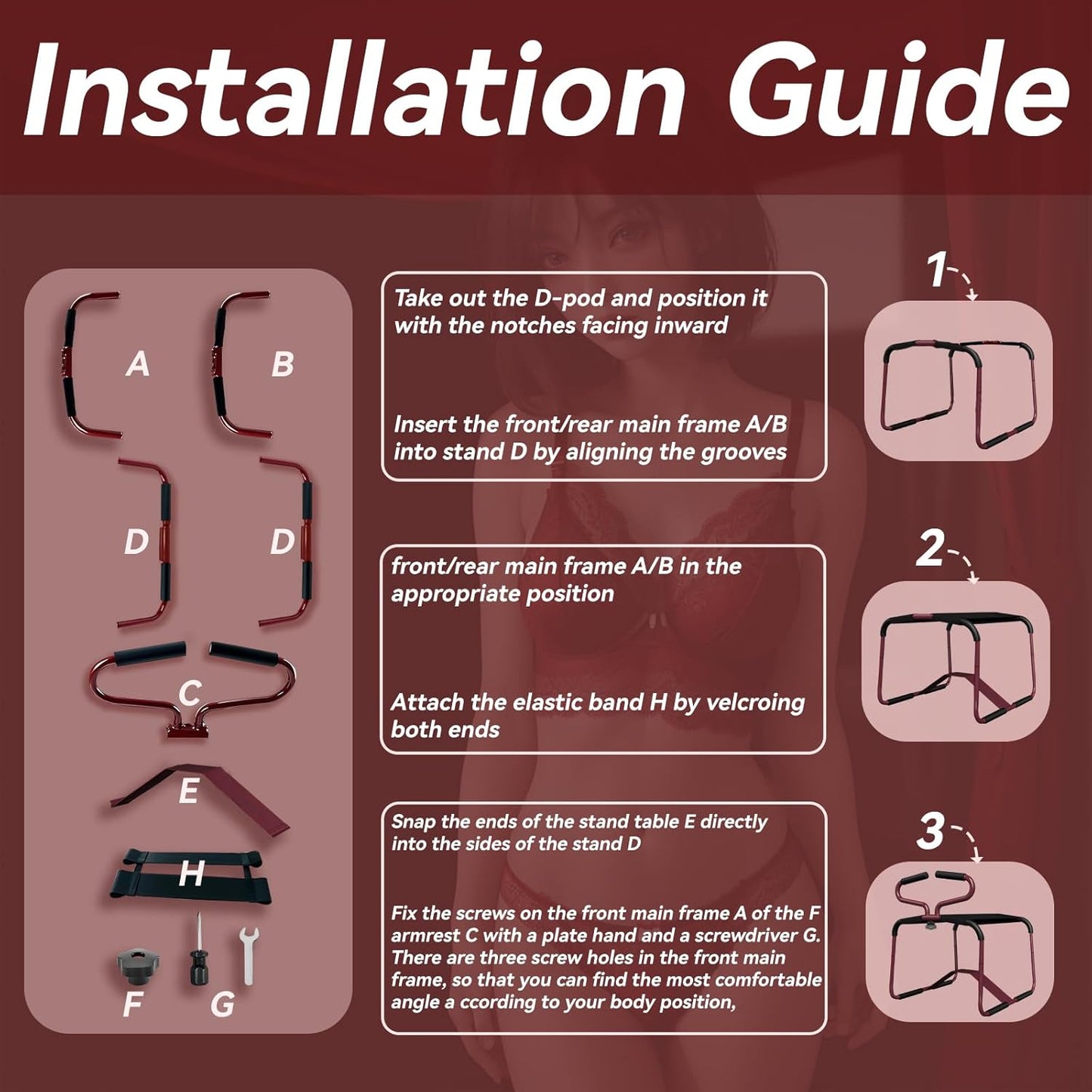 GripGlide Heavy-Duty Sex Chair for Deep Play