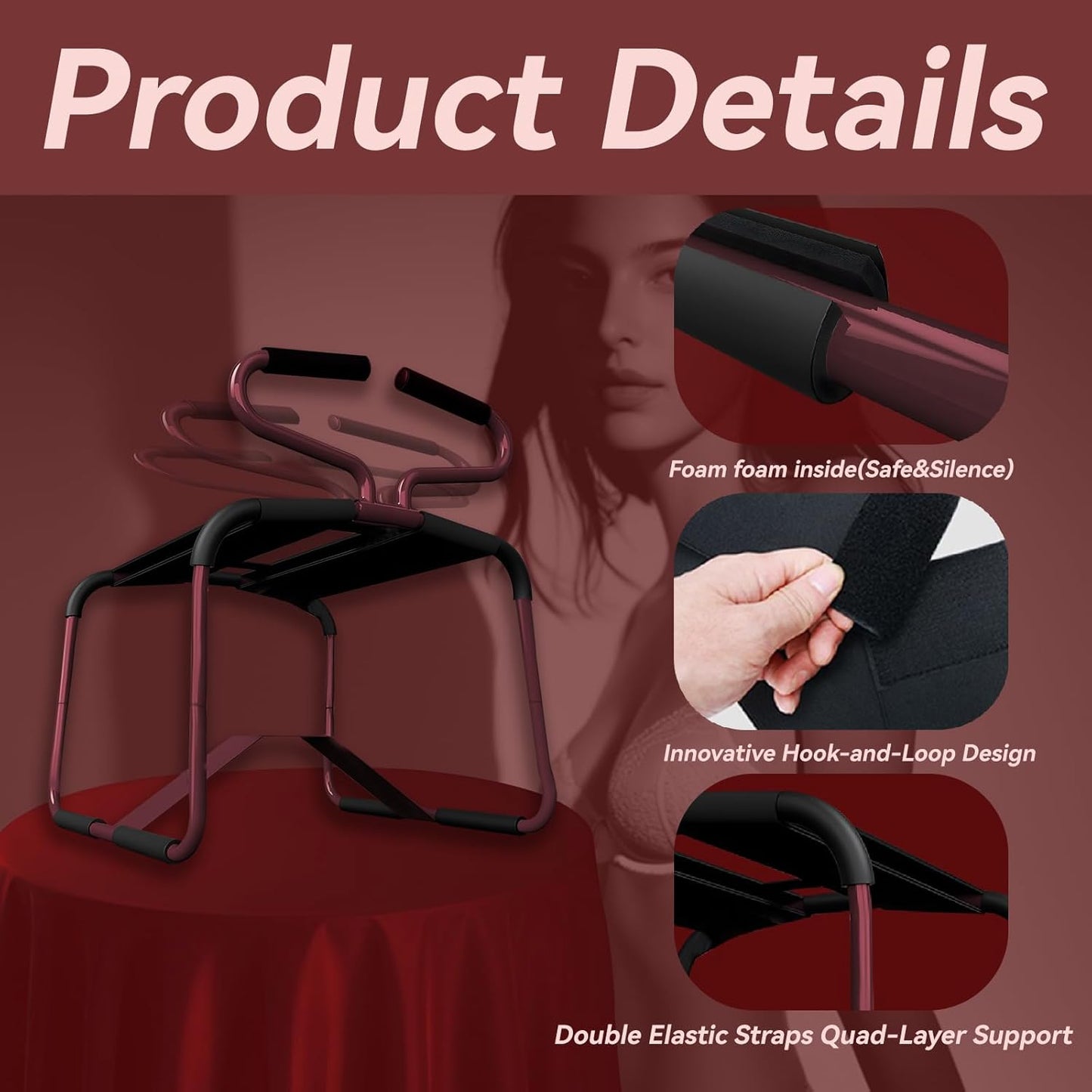 GripGlide Heavy-Duty Sex Chair for Deep Play