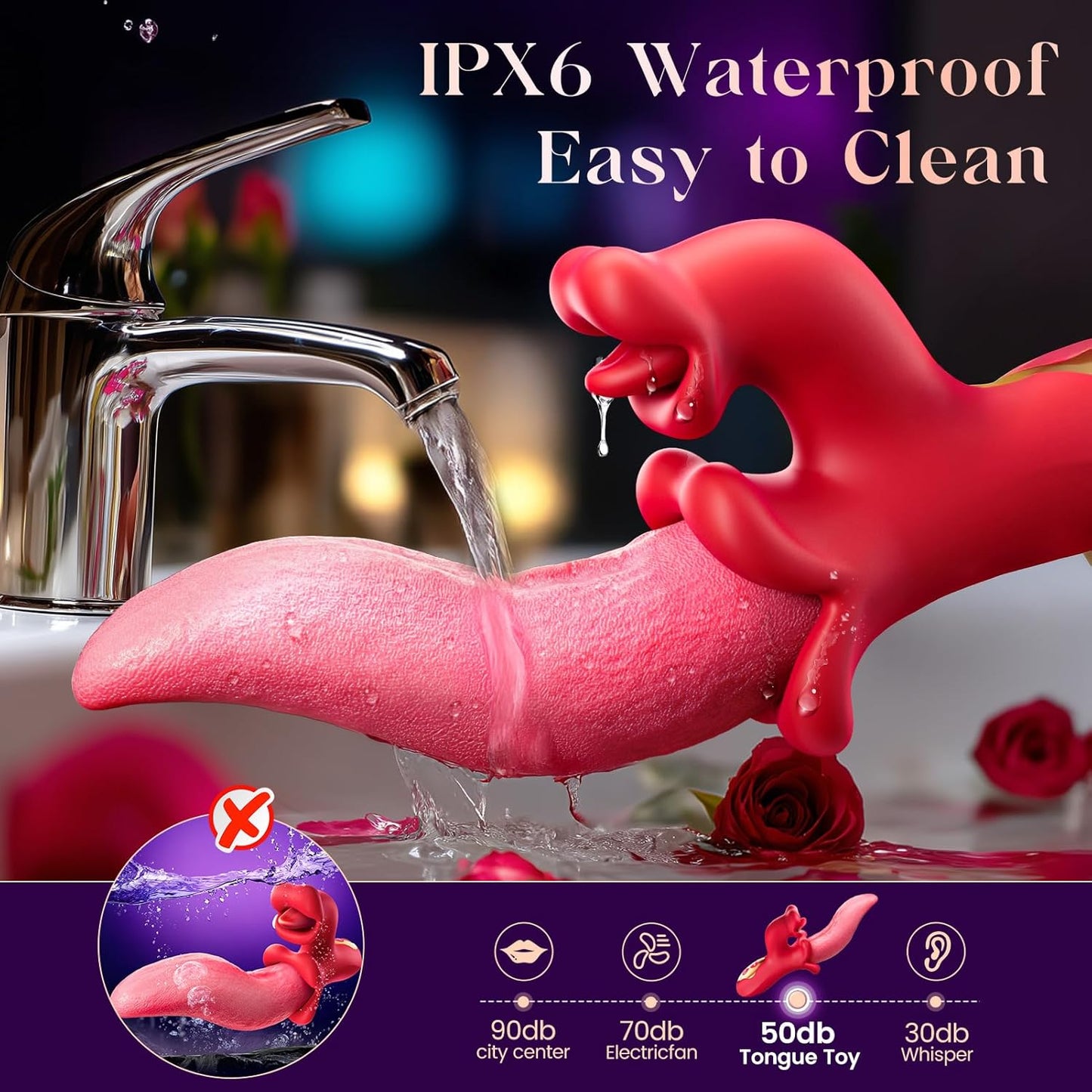 LickRush 360° Tongue Vibrator