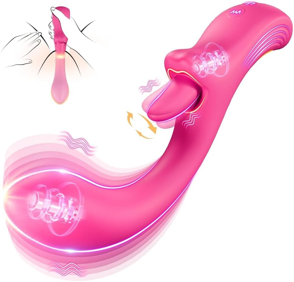 LickSpiral 3-in-1 Clitoral & G-Spot Vibrator