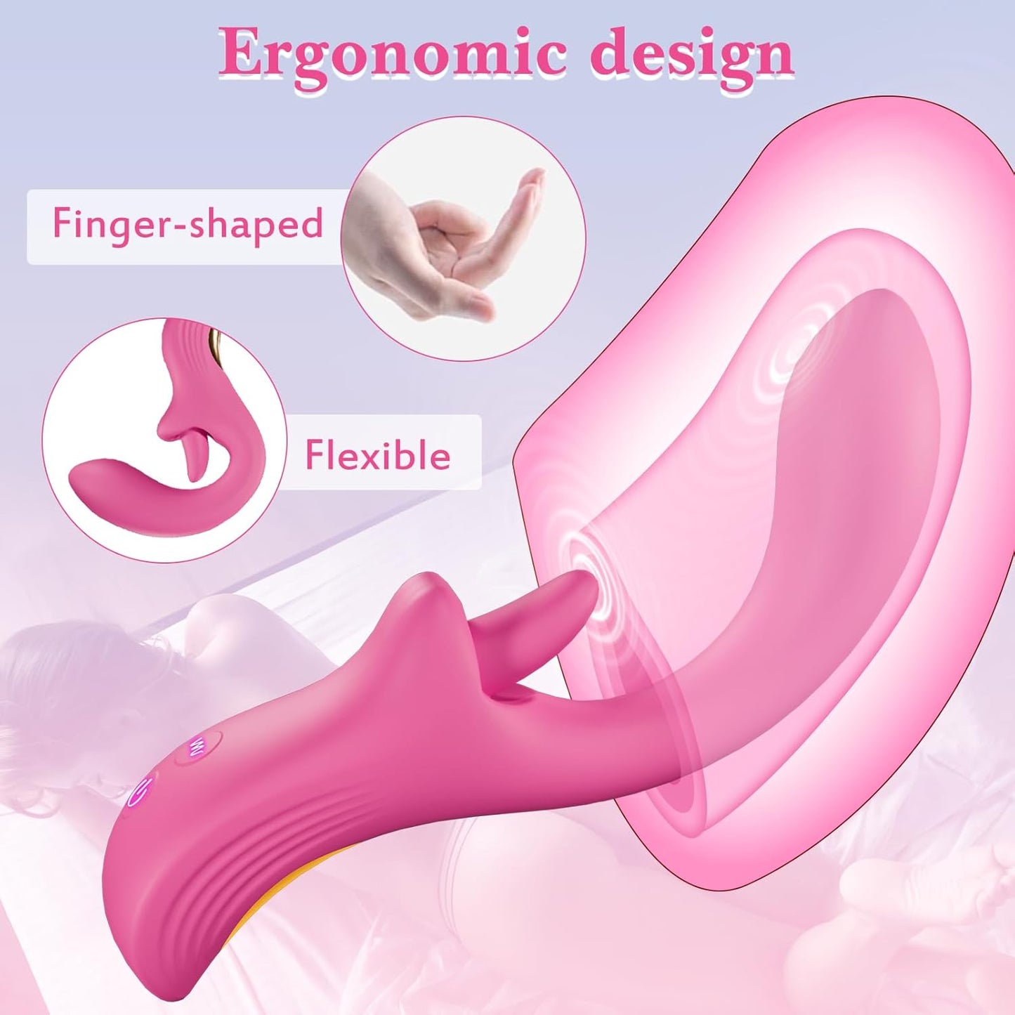 LickSpiral 3-in-1 Clitoral & G-Spot Vibrator