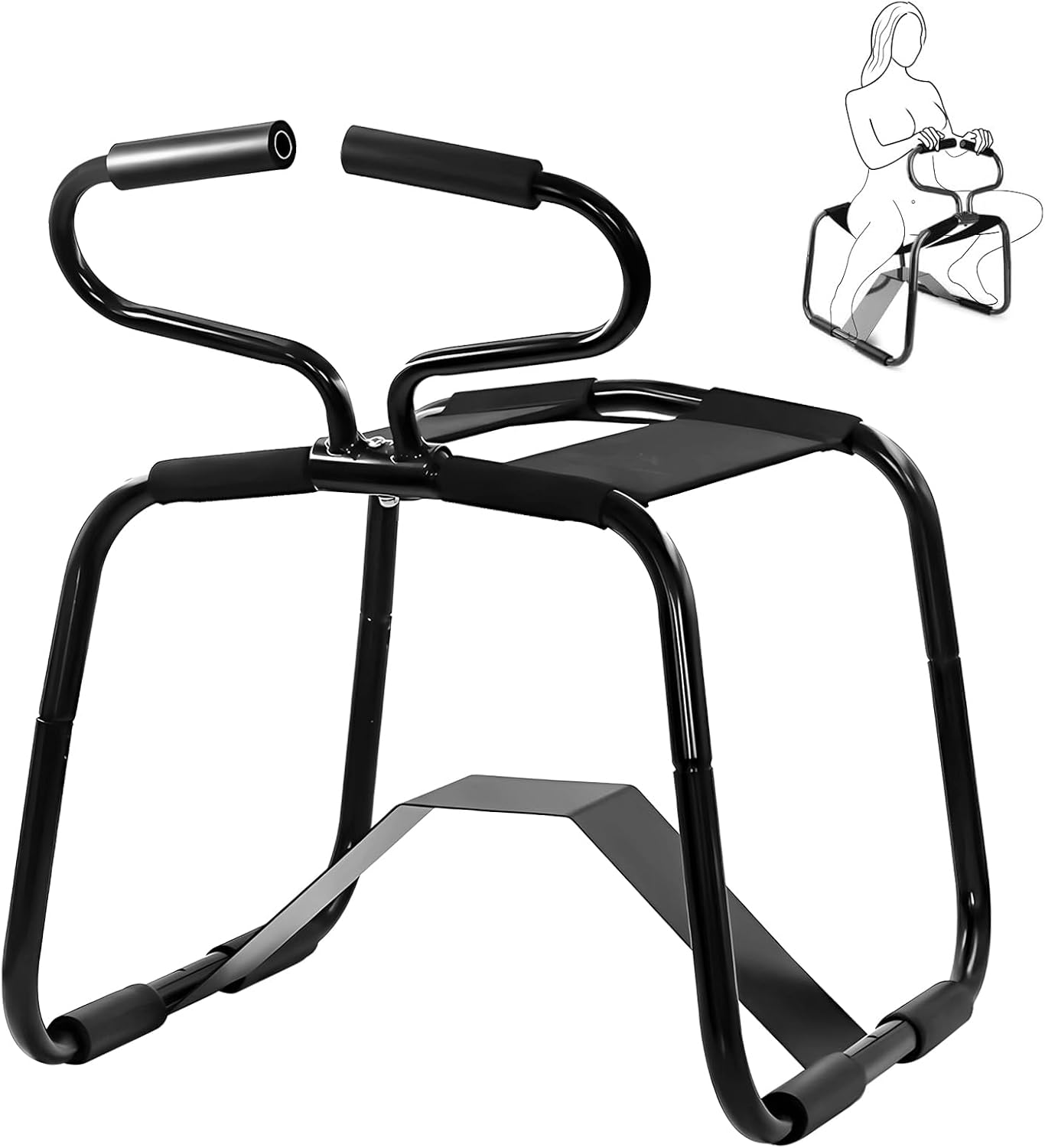 MountDeep Multifunctional Sex Chair with Handrails