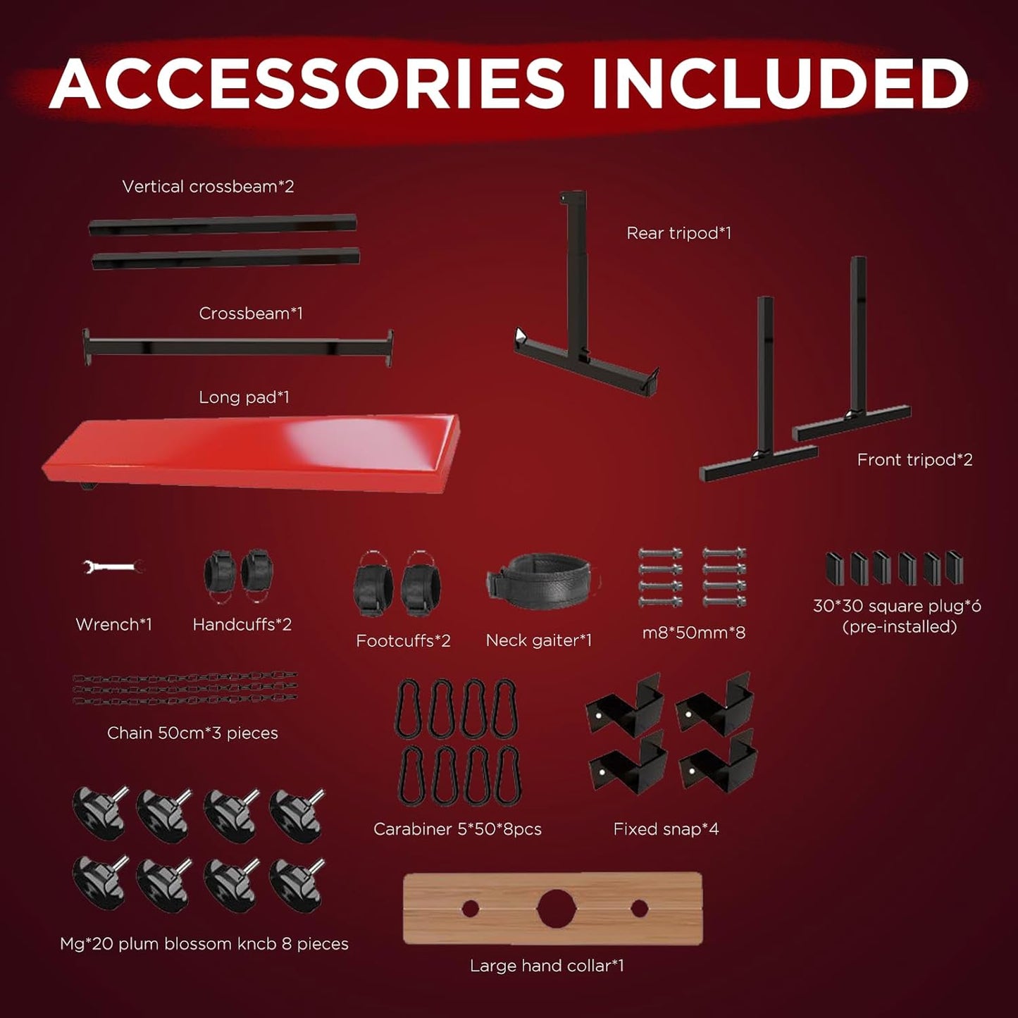 ObeyFrame Ultimate BDSM Bondage Restraints Sex Bench