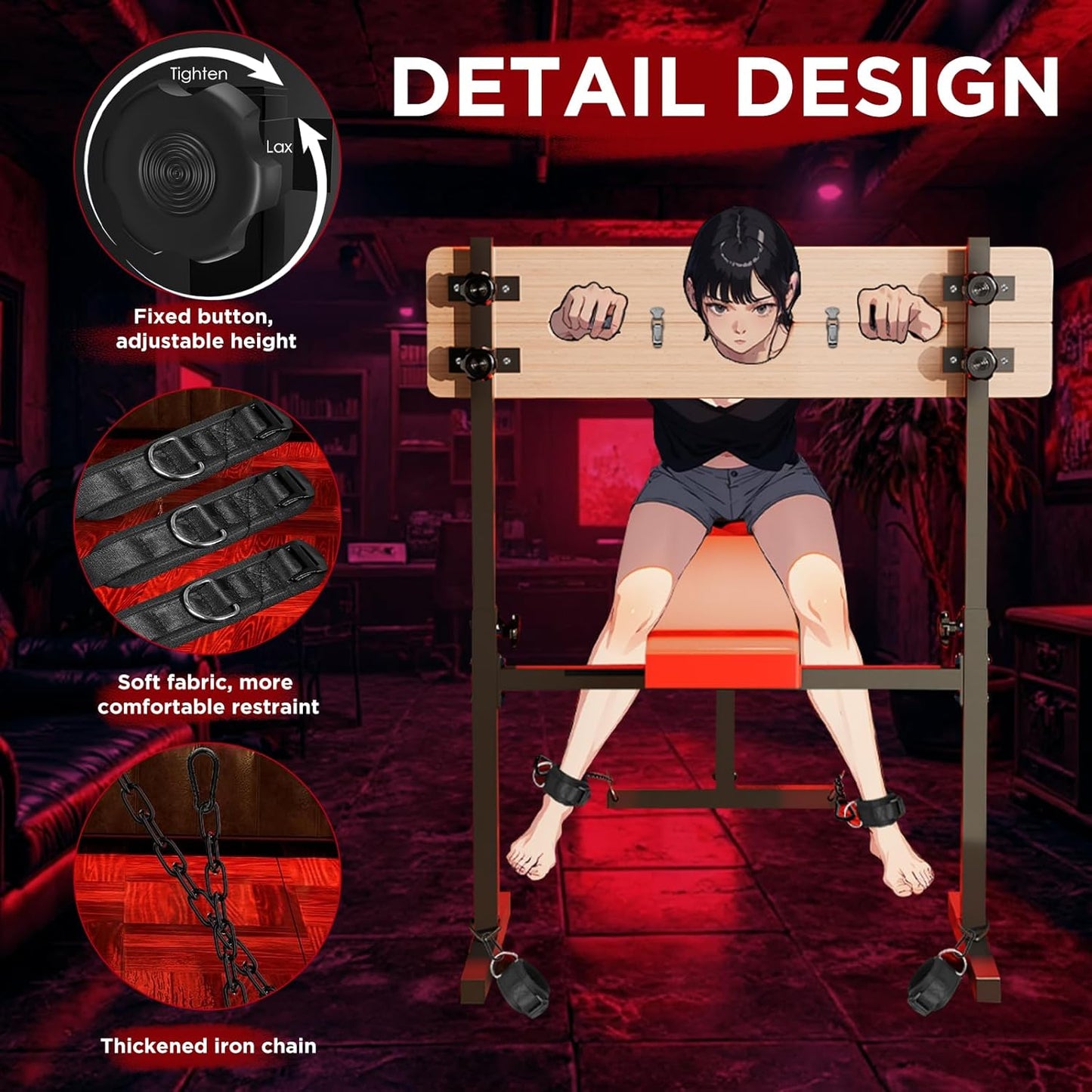 ObeyFrame Ultimate BDSM Bondage Restraints Sex Bench