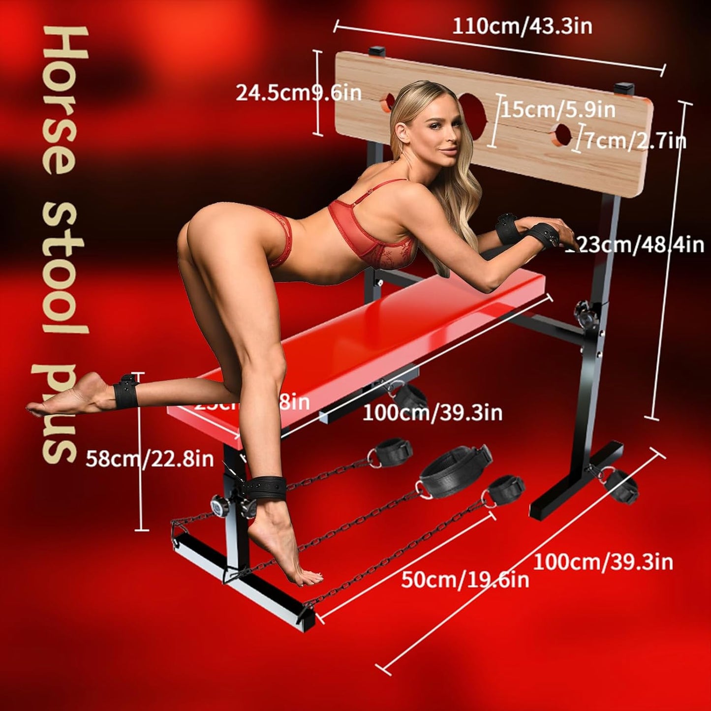 ObeyFrame Ultimate BDSM Bondage Restraints Sex Bench