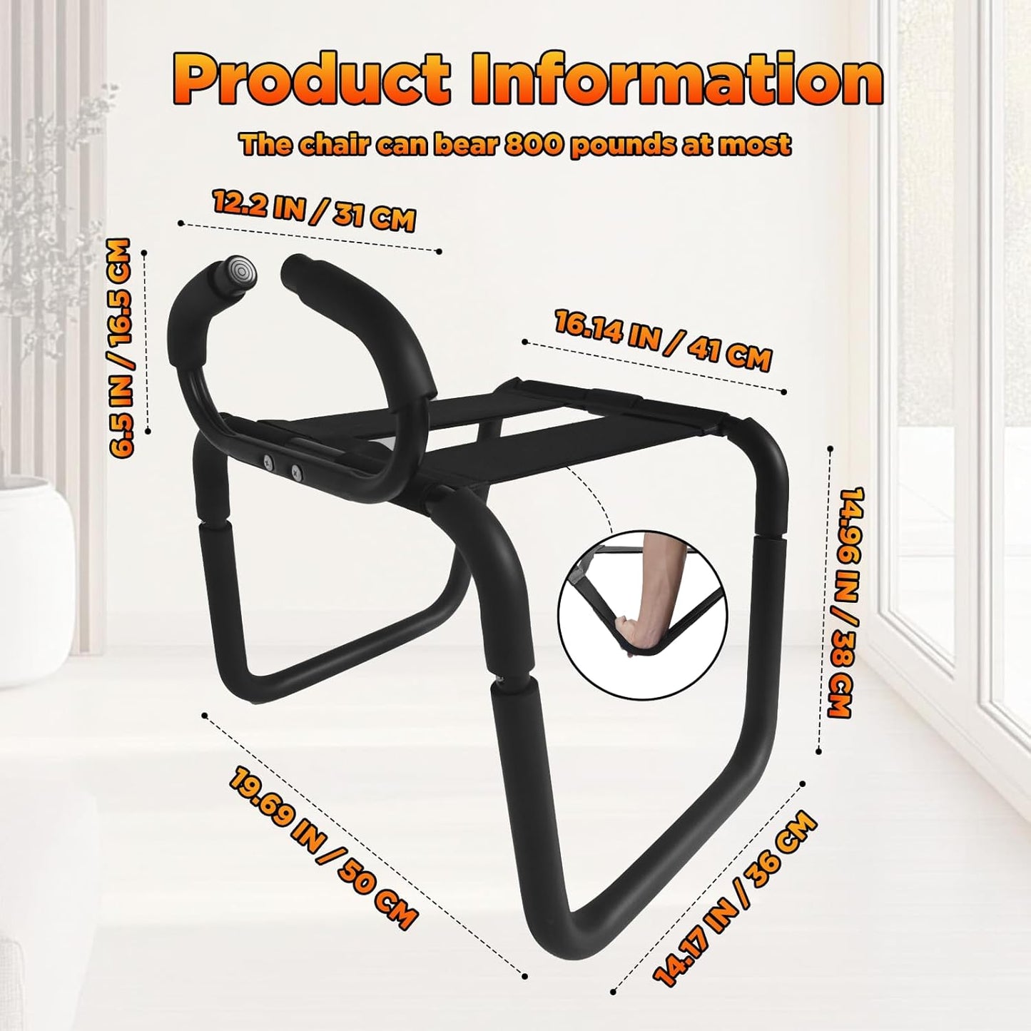 PositionMaster Adjustable Sex Chair for Couples