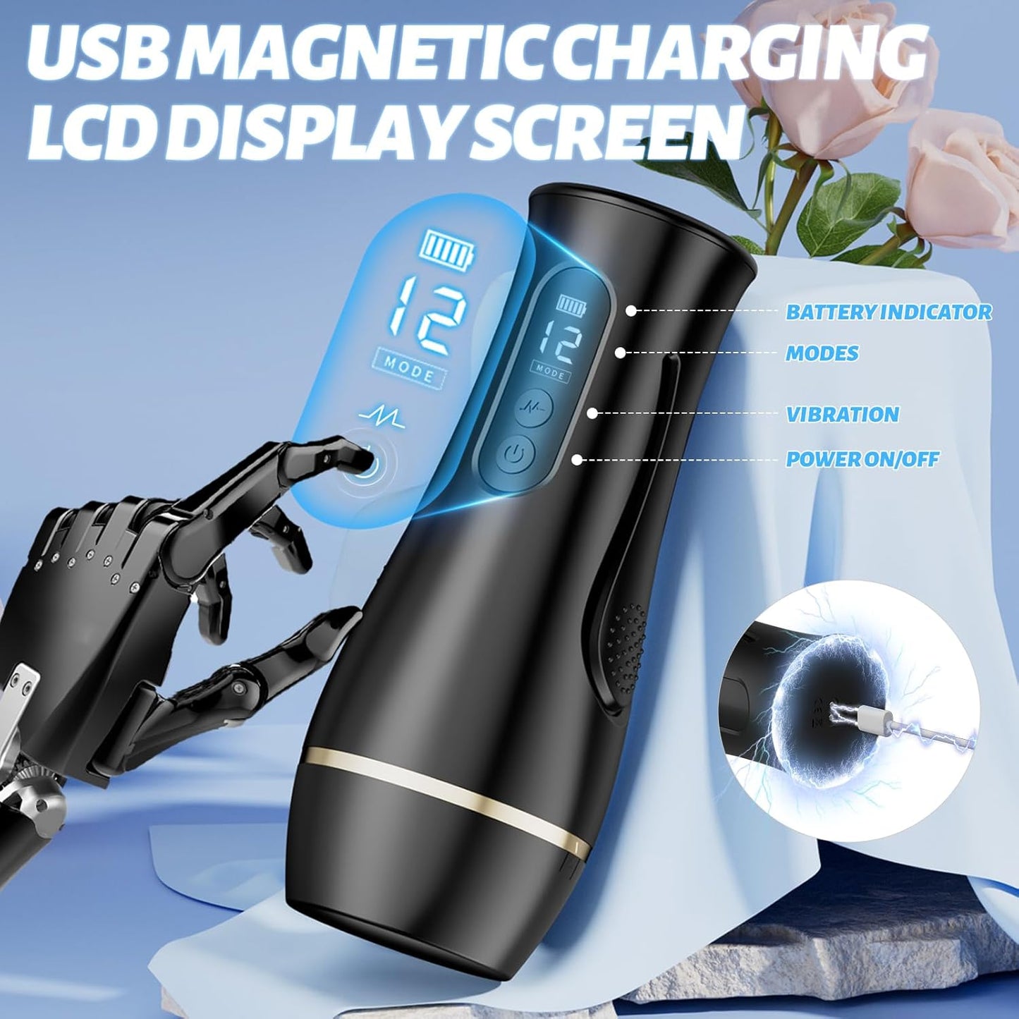 PulseCommand App-Controlled Vibrating Fleshlight