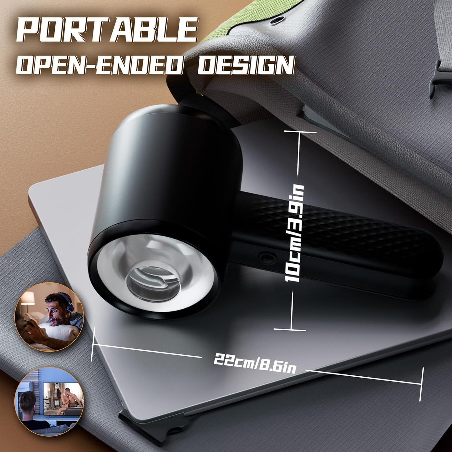 RhythmRide Thrusting Vibrating Male Stroker