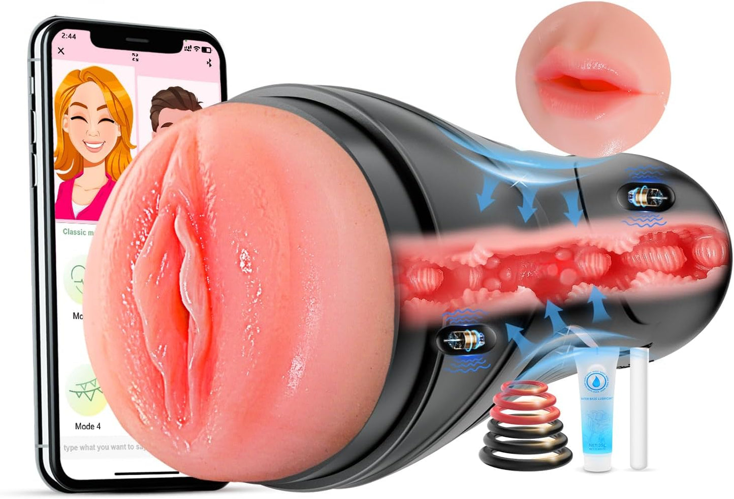 VibeLock App-Controlled Fleshlight Vibrator