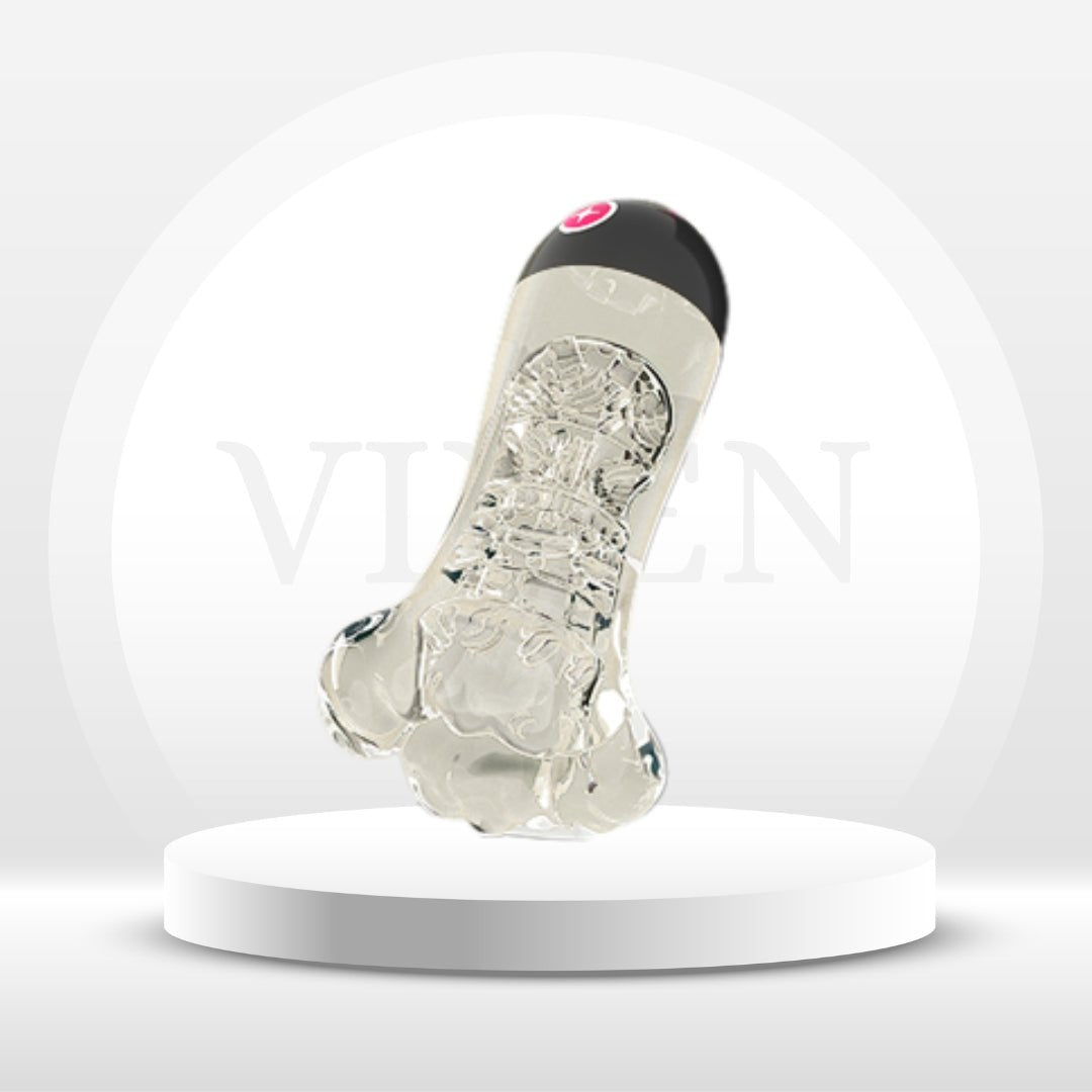 VibeView Transparent App-Controlled Penis Vibrator