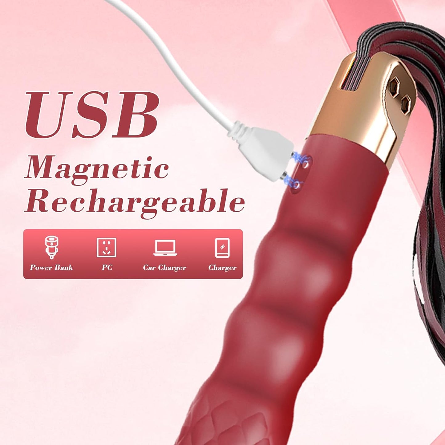 WhipVibe 2-in-1 G-Spot & BDSM Whip